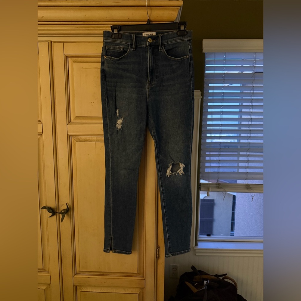 Frame Ali High Rise Cigarette skinny size 29